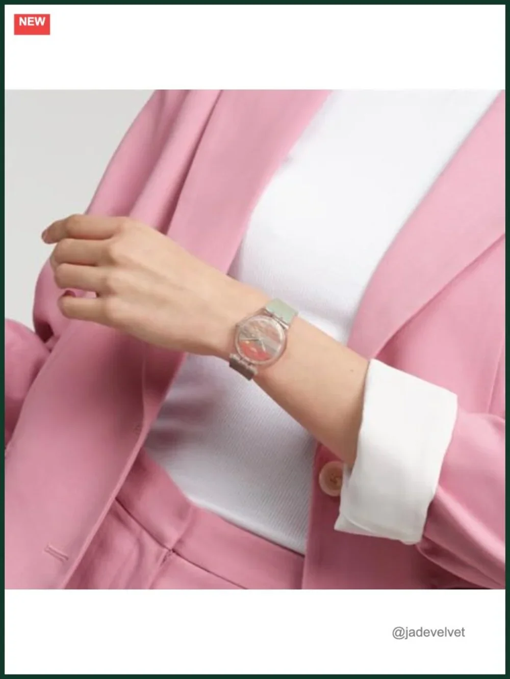 Swatch Gent Biosourced Unisex Watch 34mm Square Quartz Waterproof Casual